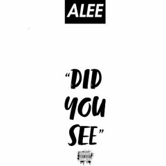 Alee - Did You See | @aleeyoumabudi