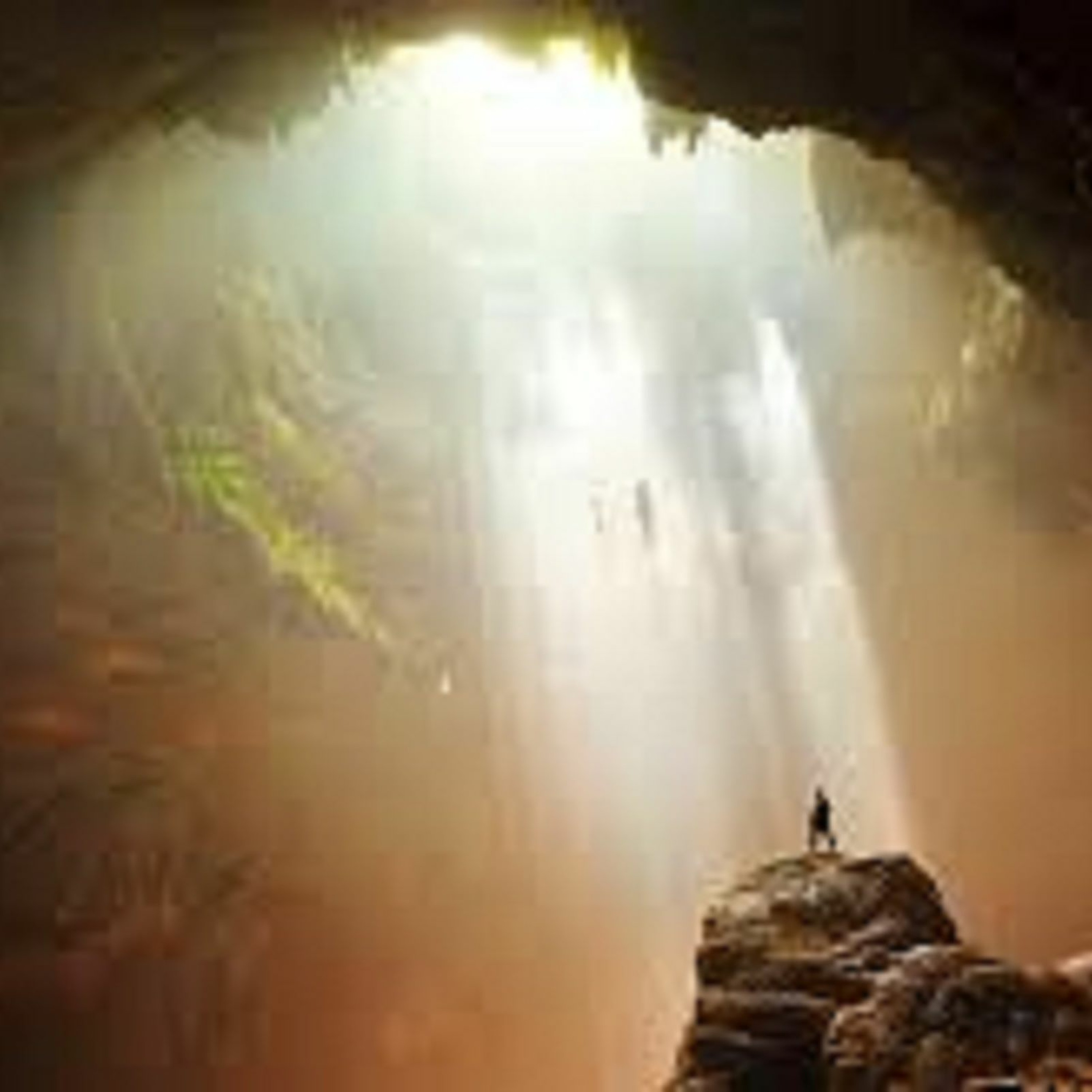 "Finding God in a Cave" (3-25-18) episode artwork