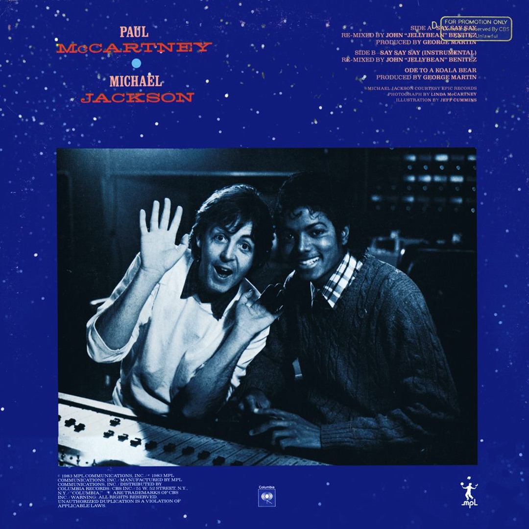洋楽 UK-original Say Say Say Paul McCartney artworks-000326890560-u105lj-