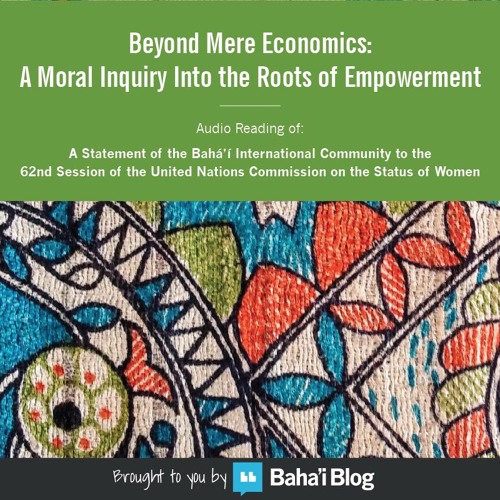 Audio Reading of the 'Beyond Mere Economics' BIC Statement