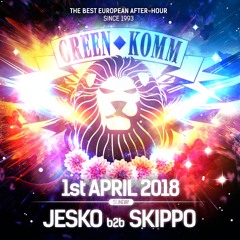 Jesko b2b Skippo live at GREEN KOMM EASTER 2018