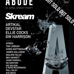 Live At ABODE Street Party | The Source Bar | Sun 1st April 2018 | Courtyard: 10 - 11.30pm