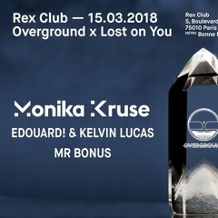 MR BONUS Dj Set @ Overground, Rex Club - 15.03.2018