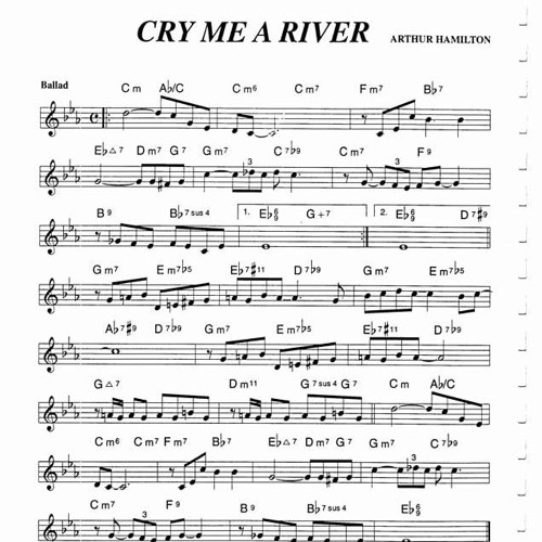Cry Me A River