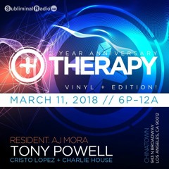 Cristo Lopez LIVE at Therapy Sundays on Subliminal Radio 11 March 2018