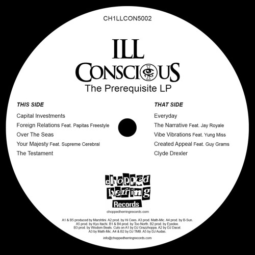 Ill Conscious - The Prerequisite LP Snippets LIMITED VINYL