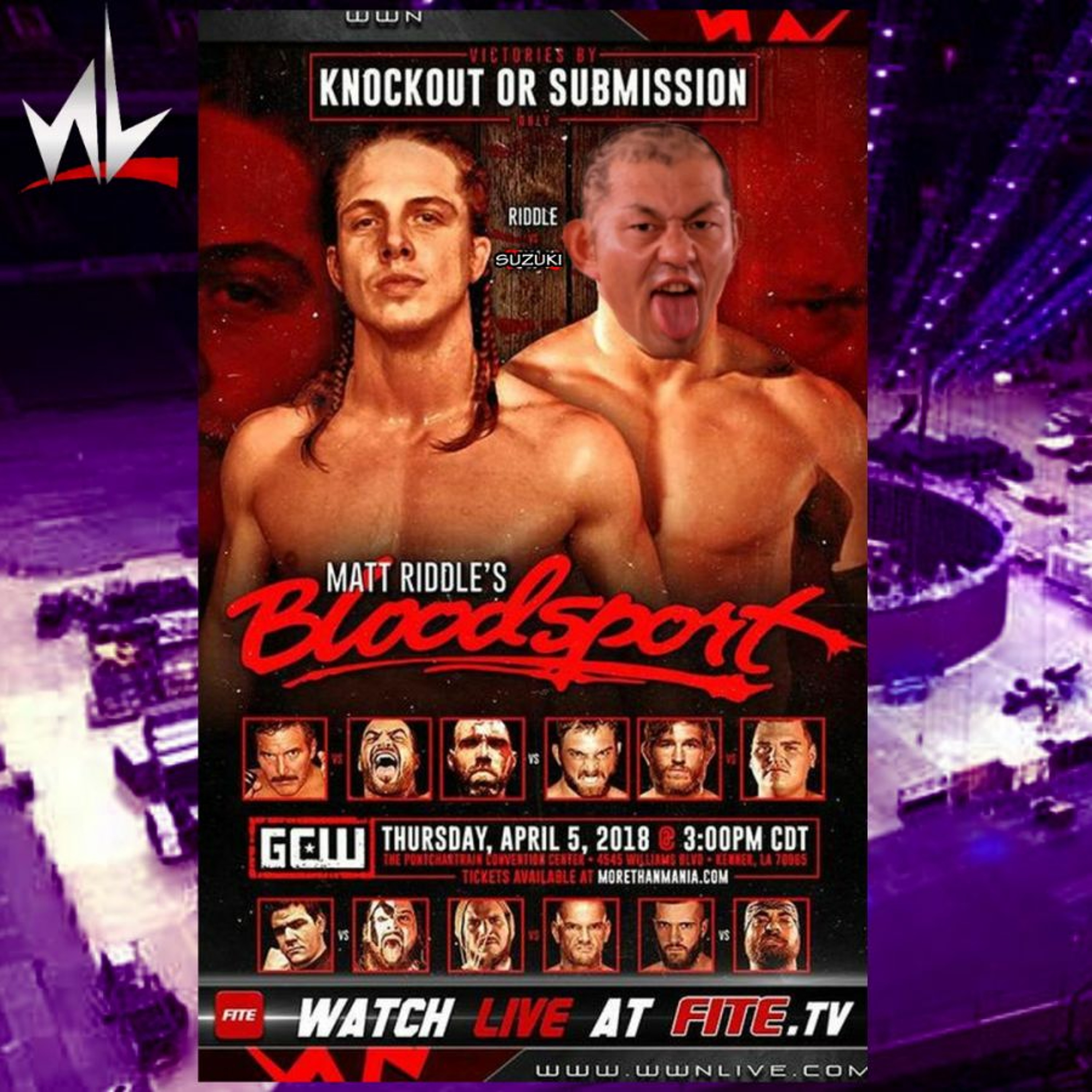 nL Live - Matt Riddle's Bloodsport!