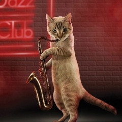Cat Playing Saxophone