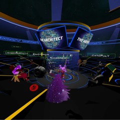 Cyberdelic virtual worlds and creating vibrant communities in VR featuring The Architect