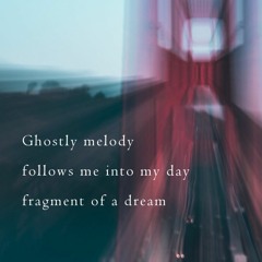 Haiku #222: Ghostly melody / follows me into my day / fragment of a dream