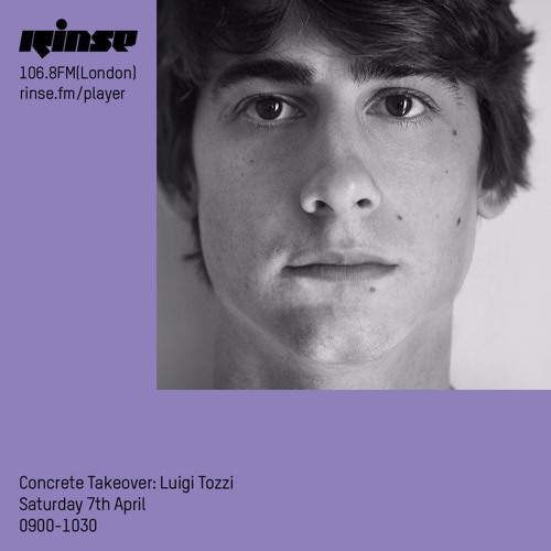 Concrete Takeover: Luigi Tozzi - Saturday 7th April 2018