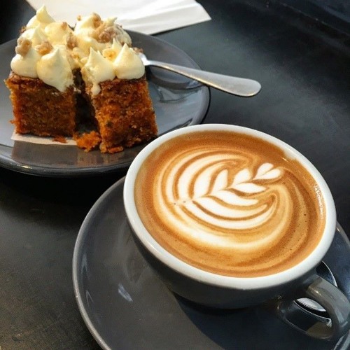 Coffee and cake in the Release Room