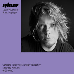 Concrete Takeover: Stanislav Tolkachev - 7th April 2018