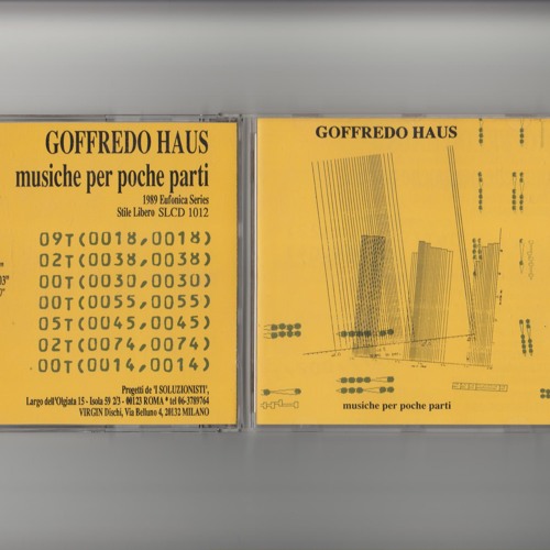 Dicotomia Cd Amp Lp By Goffredo Haus On Soundcloud Hear The