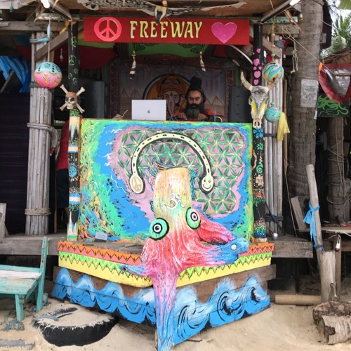 Sunset @ Freeway Bar, Koh Phangan