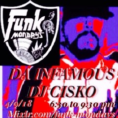 FUNK MONDAYS wit Dj Cisko