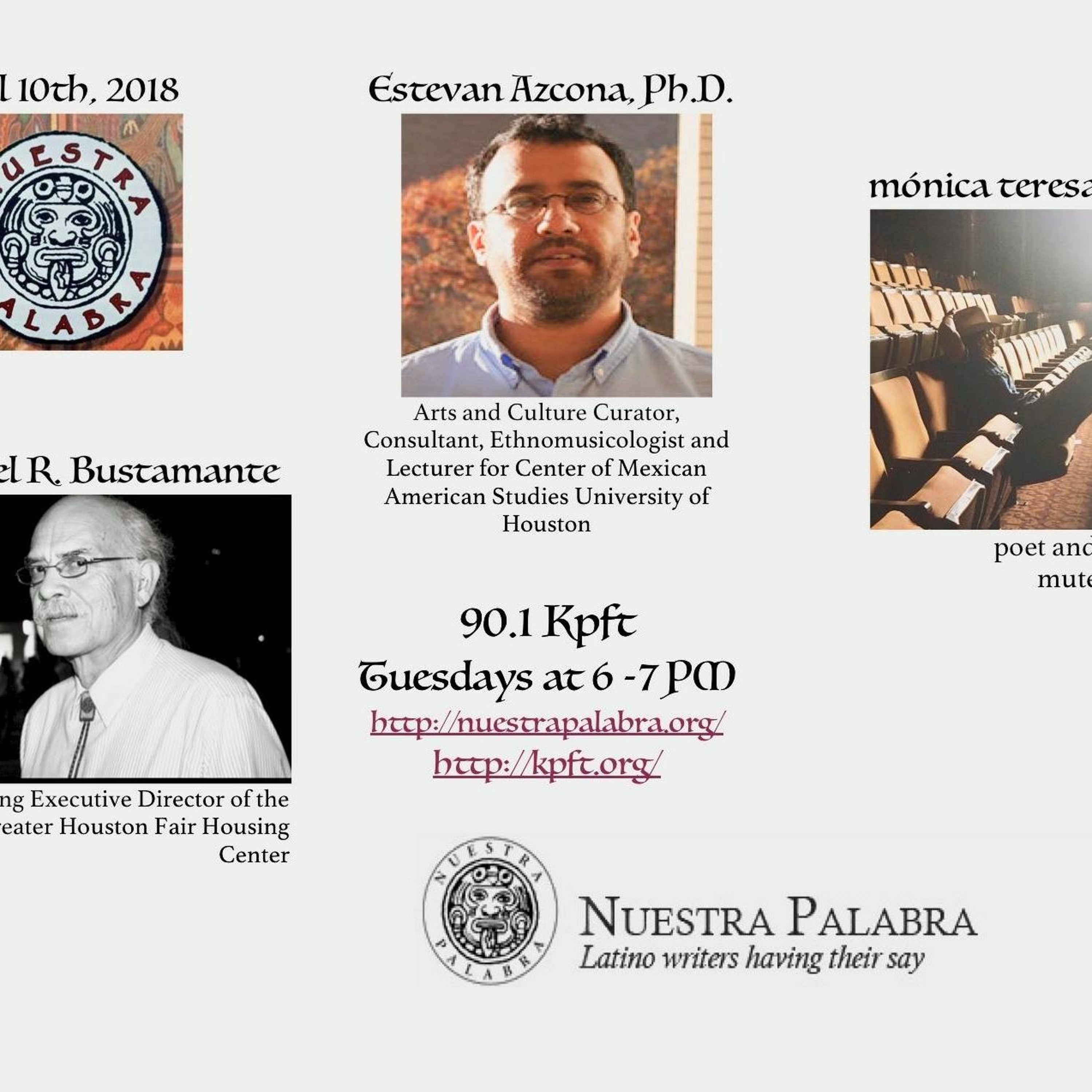 Nuestra Palabra: Latino Writers Have Their Say w/ Tony Diaz