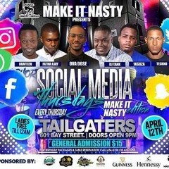 DJ TECHNO FT 1K GAZA - SOCIAL MEDIA THURSDAYS (PROMO CD) (APRIL 10TH 2018)