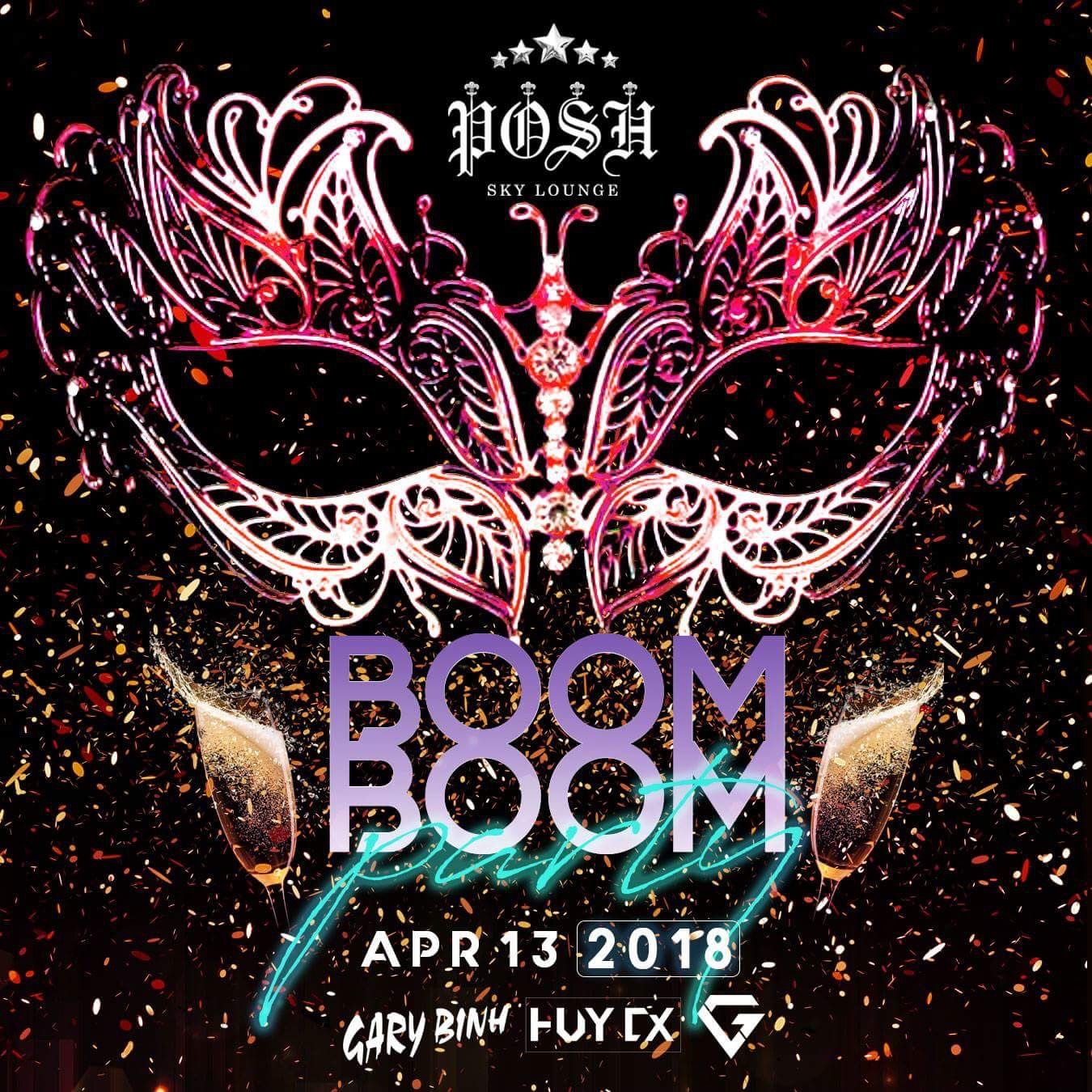 İndirmek Huydx GLG Gary Binh Boom Boom - Posh Sky Lounge Exclusive Mix