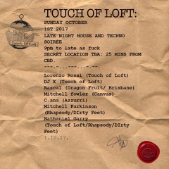 NATHANIEL GARRY LIVE AT TOUCH OF LOFT 1_10_2017 (SUNRISE SET)->FREE DOWNLOAD