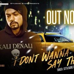BOHEMIA FT Gitta Bains   Gurlez Akhtar   I Don't Wanna Say That
