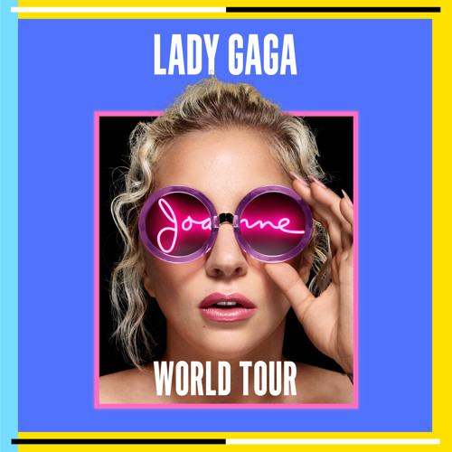 Lady Gaga Joanne World Tour T-Shirt Band Concert Tee c 2017