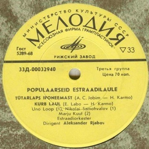Uno Loop, Nikolai Samohvalov - Tütarlaps Ipaneemast