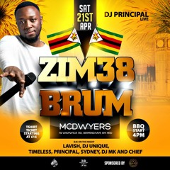 #ZIM38BRUM DJ PRINCIPAL PROMO MIX SAT 21 APRIL BIRMINGHAM