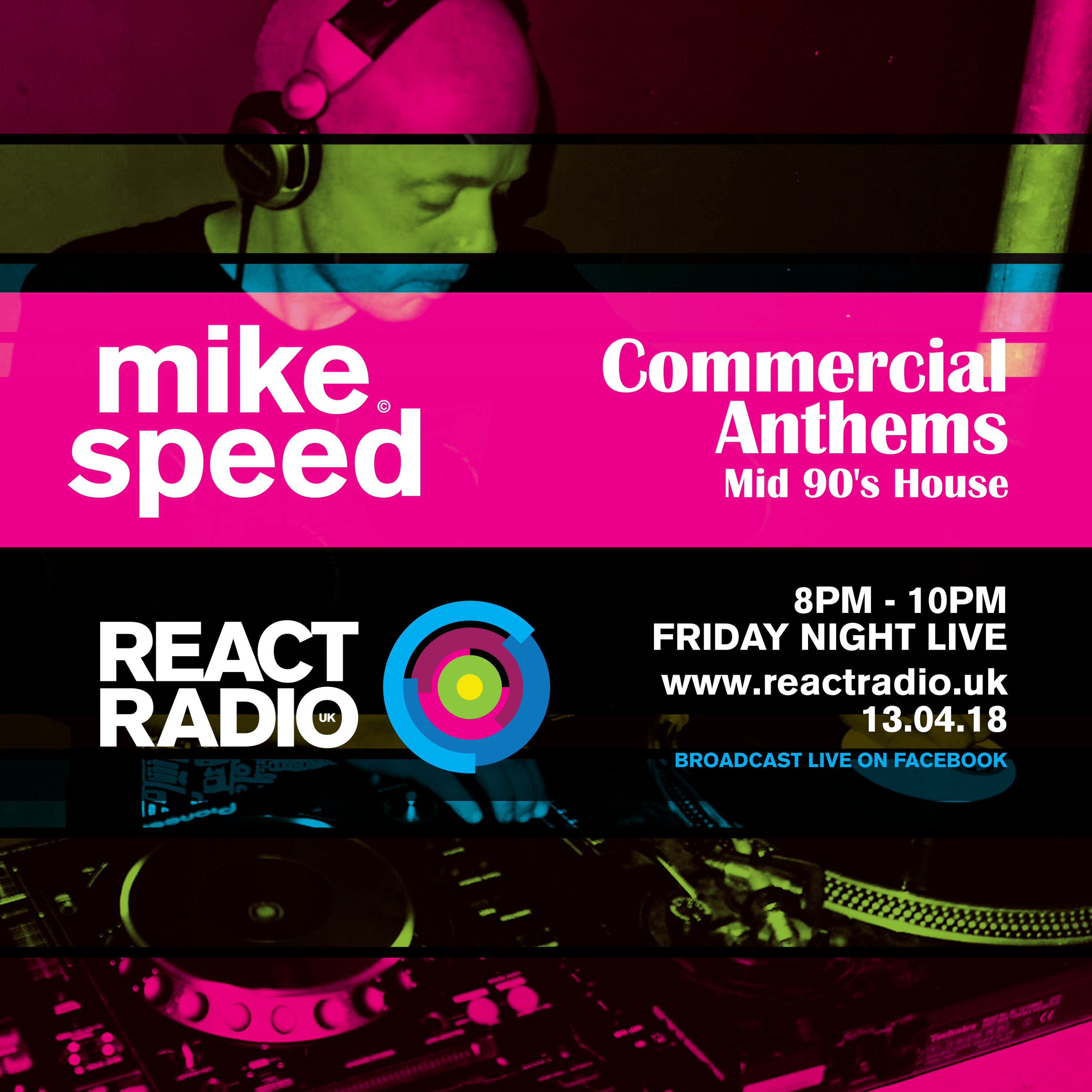 Mike Speed | React Radio UK Show | www.reactradio.uk | Underground & Oldskool Beats
