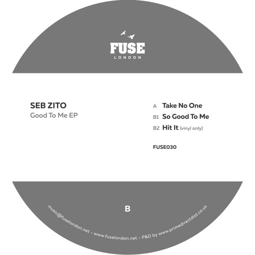 Seb Zito - Take No One (FUSE030)
