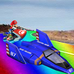 Rainbow Road - MK64 & F-Zero X