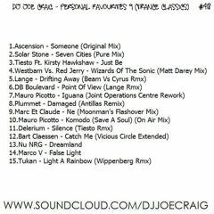 418.Dj Joe Craig - Personal Favourites 9 (Trance Classics) (16-04-18)