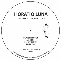 Horatio Luna - Work It Out (Cultural Warriors 12" - SAPE003)