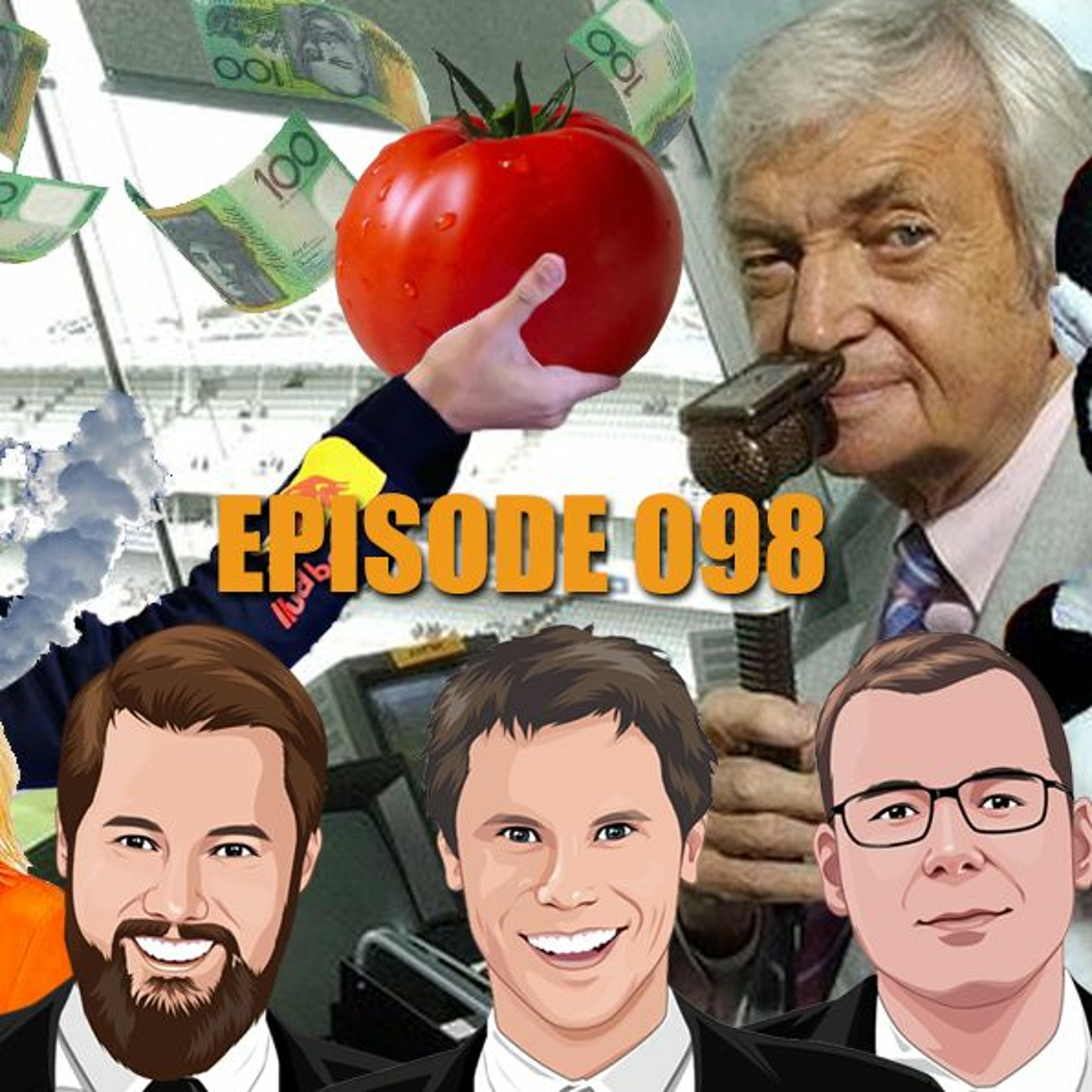 Ep 098 - Johanna Griggs Breathes Fire, Channel 7 To Host The Cricket And We Find Winners... Maybe episode artwork