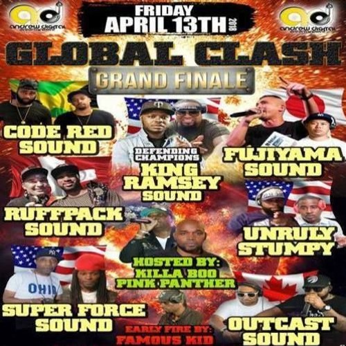 C. Red Ruffpack K. Ramsey Fujiyama Stumpy S. Force Outcast 4/18 (Global Clash) NYC HECKLERS REMASTER