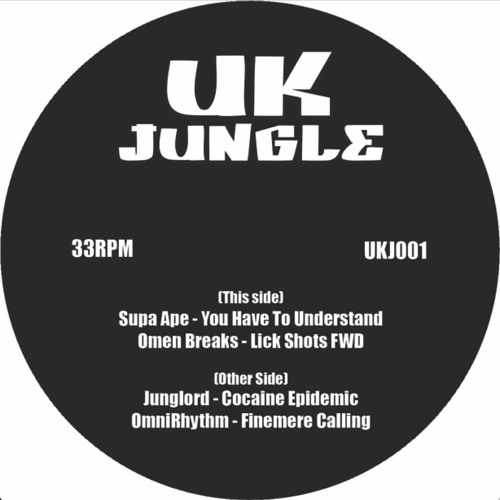 Supa Ape - You Have To Understand - OUT NOW // UKJ001 12" VINYL & DIGITAL DOWNLOAD [BUY LINK BELOW]