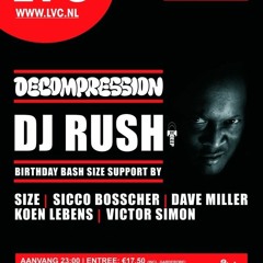 DJ Rush @ Decompression, LVC, Leiden (12-10-2012)