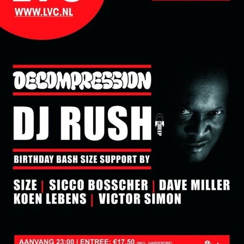 DJ Rush @ Decompression, LVC, Leiden (12-10-2012)