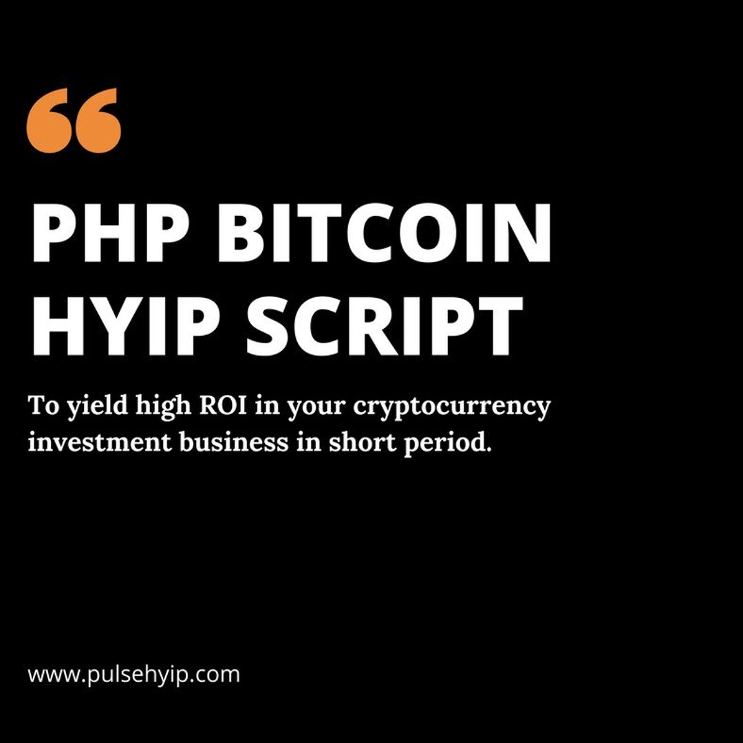 Stream episode Bitcoin HYIP Investment Script by Pulse Hyip podcast |  Listen online for free on SoundCloud