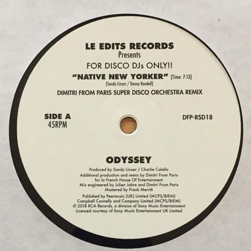 NATIVE NEW YORKER-ODYSSEY-(DFP RMX)