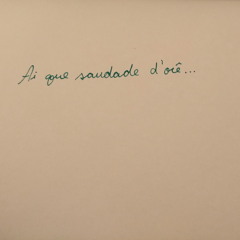 Ai que saudade d'ocê - Geraldo Azevedo