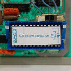 SIMMONS SDX BRUFORD BASS DRUM