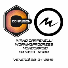 IVANO CARPENELLI - MONDORADIO FM 103.3 ROMA @WORKINGPROGRESS - 20.04.2018