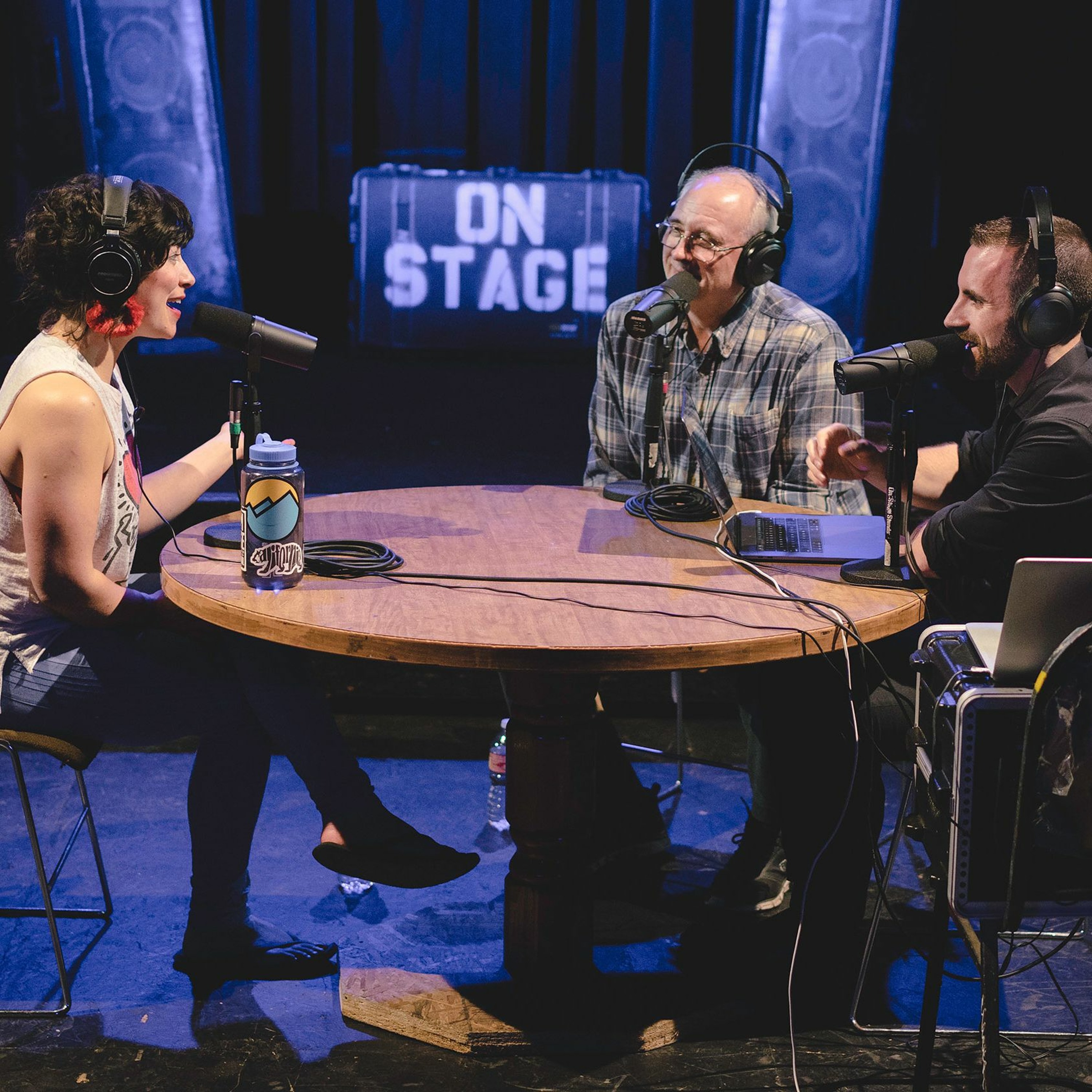 Onstage with Jim and Tom