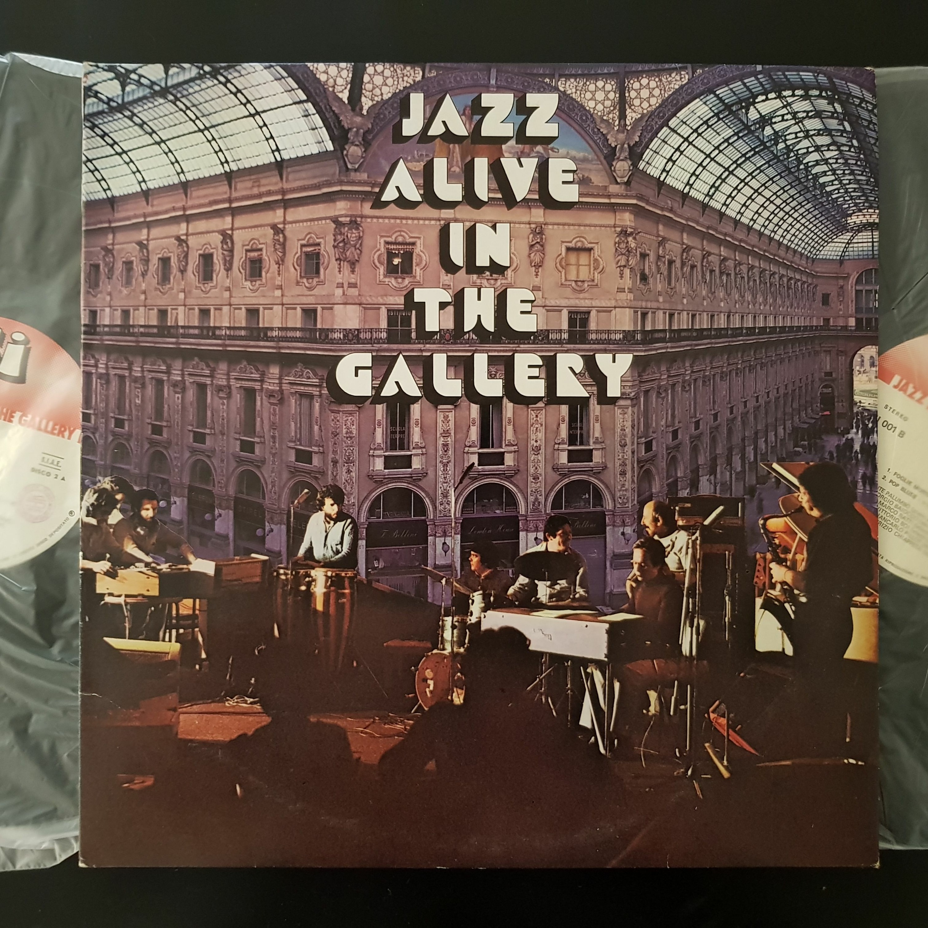 Sante Palumbo - "JAZZ ALIVE IN THE GALLERY" - 1975 self-released LIVE SET episode artwork