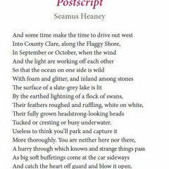 Postscript by Seamus Heaney
