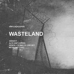 Vinylschleifer Wasteland 30092017 AlteDHFLeipzig Senoa+RonnyG. LiveSet Mitschnitt