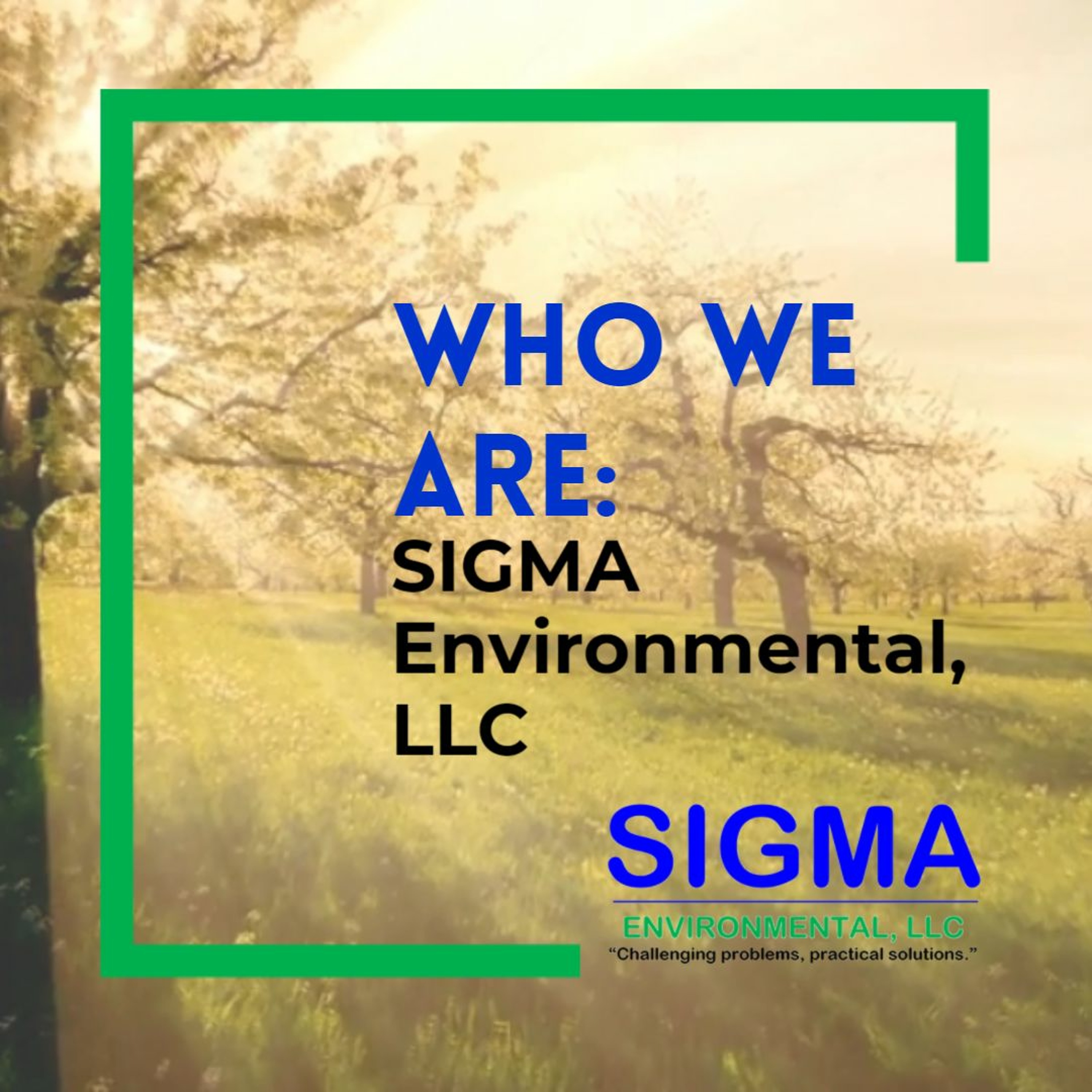 The SIGMA Environmental, LLC Audio Channel