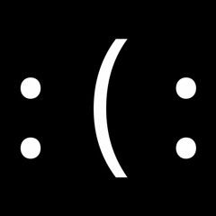 :(: