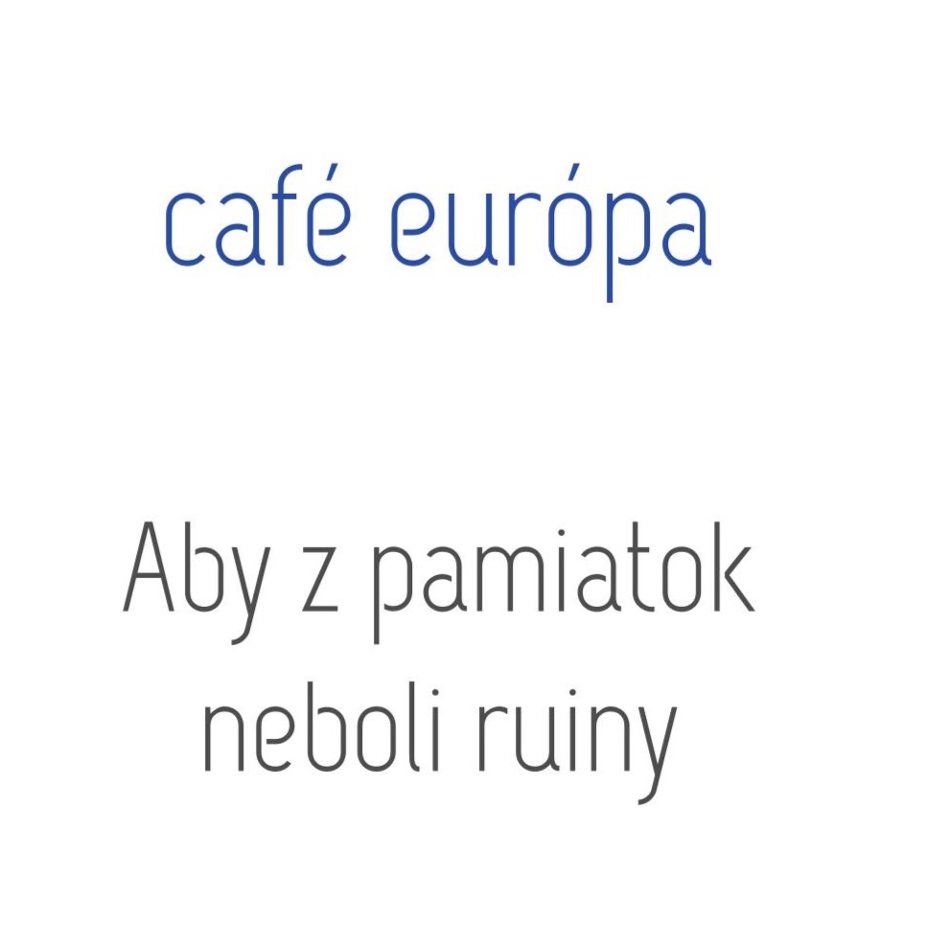 Café Európa